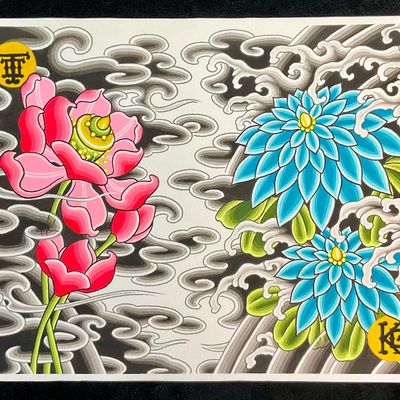 Harmony in Bloom: contemporary Japanese Floral Sleeves