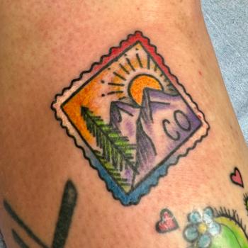 Colorado Stamp Tattoo