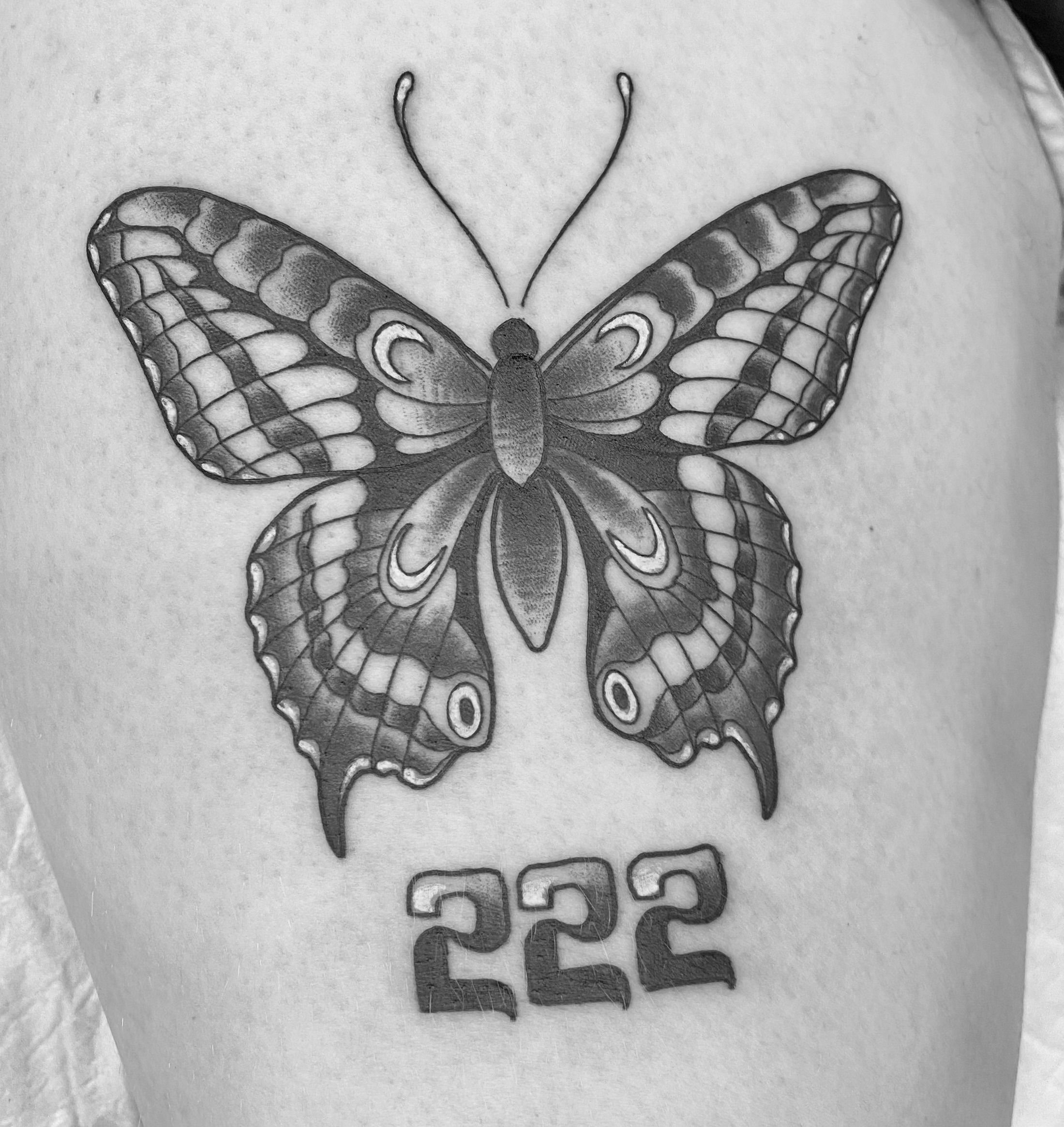 Transformative Butterfly with Angel Numbers
