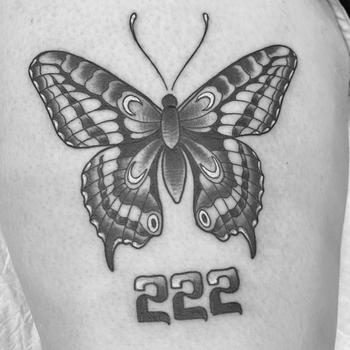 Transformative Butterfly with Angel Numbers