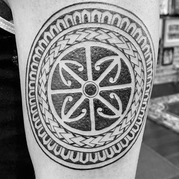Polynesian Mandala Tattoo
