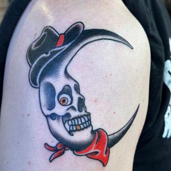 Moonlit Skull Cowboy