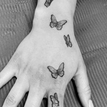 Ethereal Ascendance: Butterflies in Flight